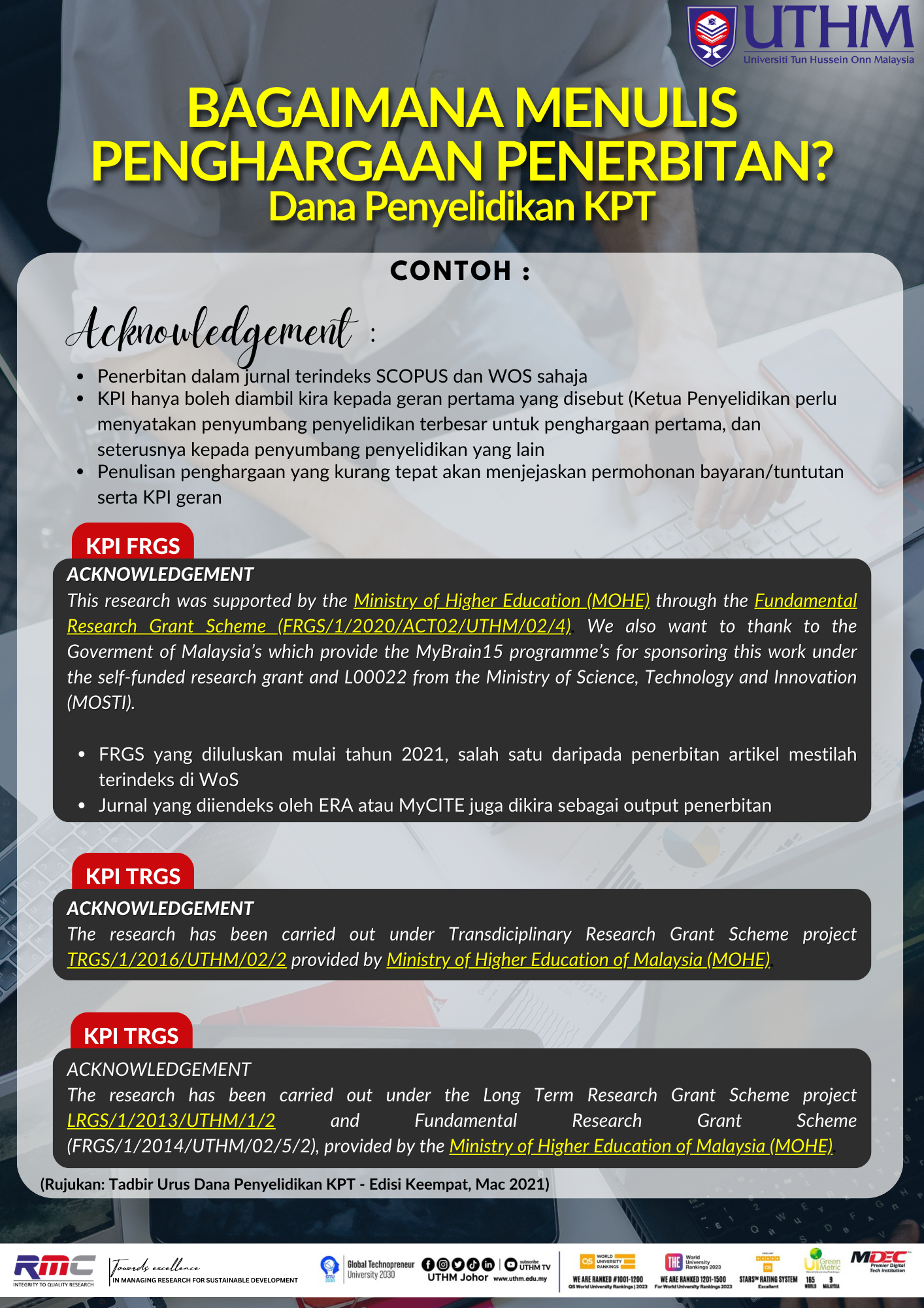 Penulisan Dana Penyelidikan KPT